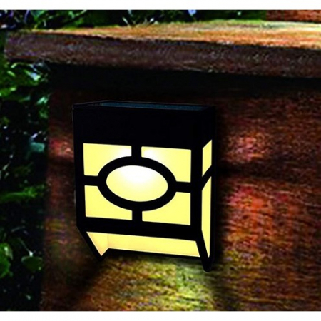 Lampa solara cu senzor Geometric, IP65, Lumina Alb cald, Flippy [9]