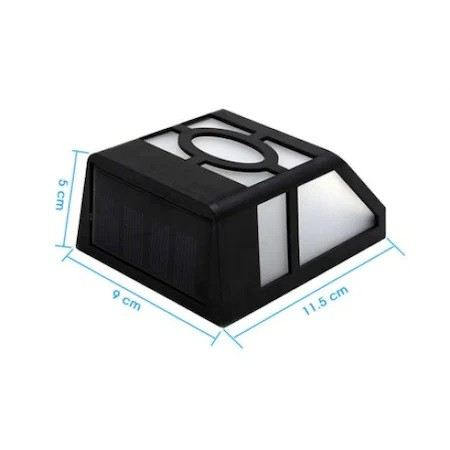 Lampa solara cu senzor Geometric, IP65, Lumina colorata, Flippy [7]