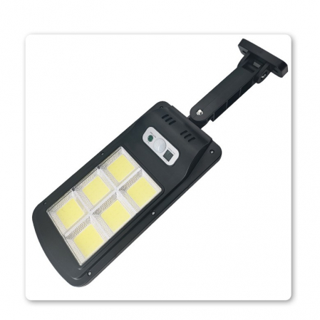 Lampa Solara De Exterior LED Flippy, 36 cm x 11.5 cm, 2880 Lumeni 120 COB LED 24 W - echivalent 192 W bec incadescent, IP65, Senzor de Miscare, Senzor de Lumina, 6 Grile, Alb Rece [2]