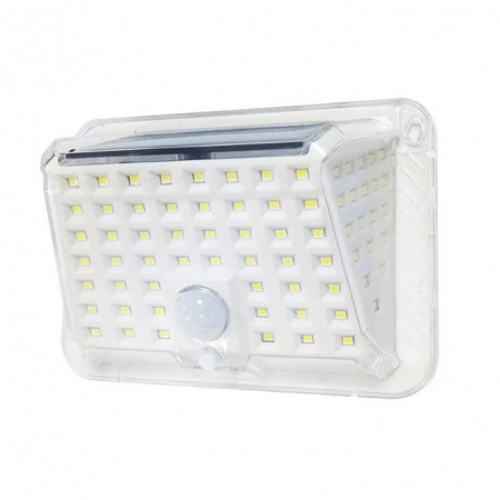 Lampa solara de perete Flippy, 90 LED-uri SMD, senzor de miscare, IP65, 1200mAh, material ABS, lumina alb rece, alb [5]