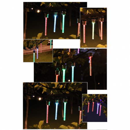 Lampa solara de tip decoratiune pentru gradina, Flippy, model turture, alb cald [5]