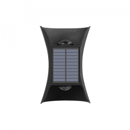 Iluminat & electrice - Lampa solara LED bidirectionala bicolora Flippy, comutator culoare led, IP65, rezistent la apa, baterie 1.5 V, 400mah, 2 LED-uri, 13.5 x 9 cm, material ABS, multicolor