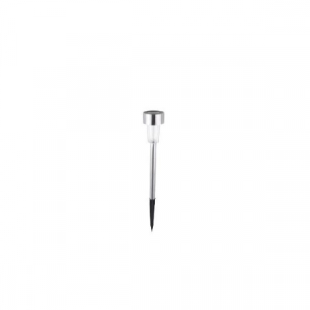 Iluminat & electrice - Lampa solara Led decorativa pentru gradina, Argintie, Flippy, Lumina Alb Cald