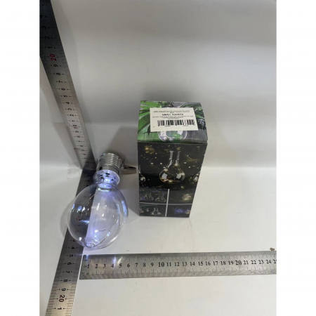 Lampa Solara LED Decorativa sub forma de Bulb, pentru exterior, suspendata, IP65, Ultron Transparent, lumina rece, Flippy [9]