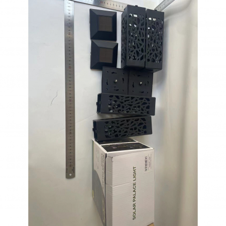 Lampa solara LED Flippy, tip felinar cu acoperis, pentru gradina, inaltime 30.2 cm, putere 0.2W, 1.2V, 600mAh, alb rece [5]