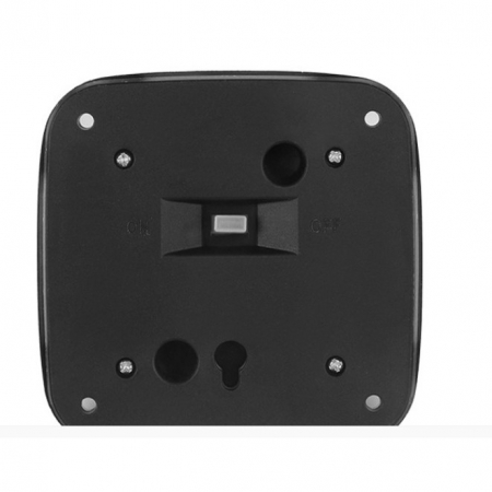 Lampa solara LED pentru gradina Flippy, 8 LED-uri, prindere de perete sau impamantare, IP65, forma patrat, material ABS si Policarbonat, 9 x 9 cm, baterie 1.2V, 600 mah, alb rece [1]