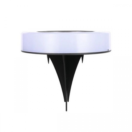 Iluminat & electrice - Lampa solara LED, sub forma de cerc, pentru gazon sau gradina, Rezistenta la apa, Flippy, Multicolor