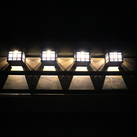 Lampa solara LED tip Felinar pentru perete Flippy, 11.5 x 8.3cm, 1.2V, ABS, 400mAh, alb cald [3]