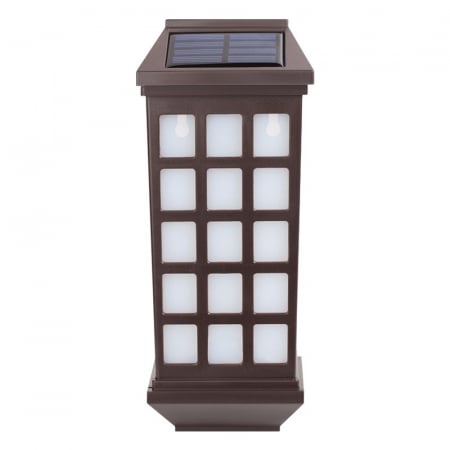 Iluminat & electrice - Lampa solara LED tip Felinar pentru perete Flippy, 23 x 9 cm, 1.2V, ABS, 600mAh, rezistent la apa, alb cald