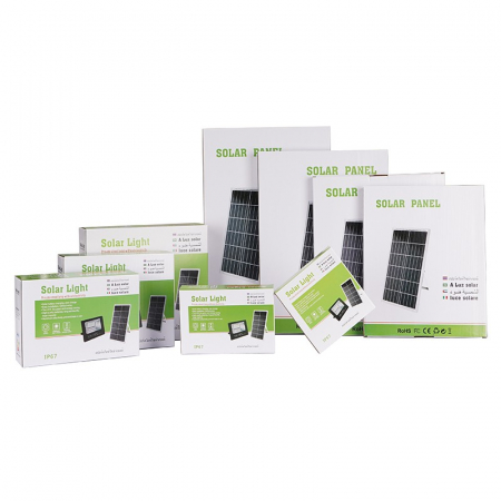! LICHIDARE DE STOC ! Lampă solară stradală, Flippy, 100 LED, 30 W, cu panou solar, brat de montare inclus [8]