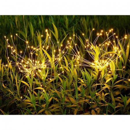 Lampa solara sub forma de artificii, 90 LED-uri, alb cald, Flippy [5]
