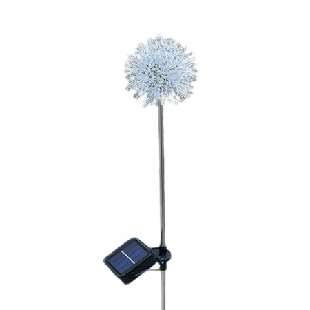 Decoratiuni, ornamente si articole Craciun - Lampa solara sub forma de Papadie, alb cald, Flippy