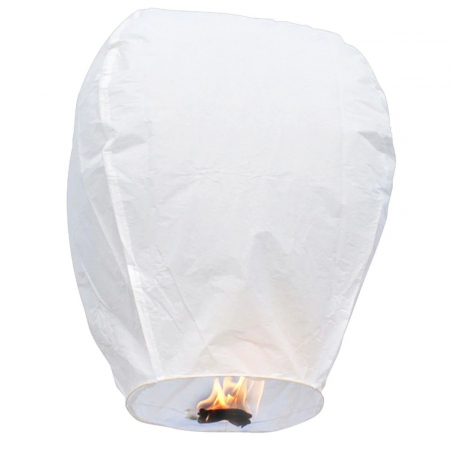 Decoratiuni petrecere, Party - Lampion zburator, Flippy, hartie biodegradabila, Alb
