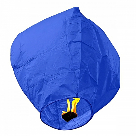 Decoratiuni petrecere, Party - Lampion zburator, Flippy, hartie biodegradabila, Albastru