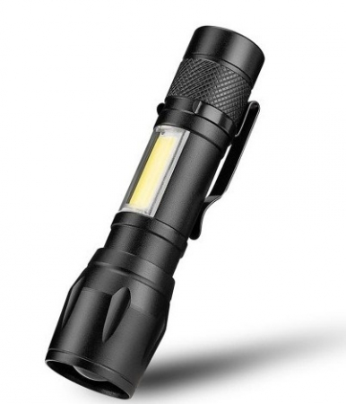 Pentru Casa si Camping - Lanterna din aluminiu LED cu zoom, acumulator si incarcare USB, VL1234 V-11148 VARGO2