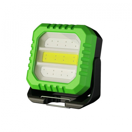 Iluminat & electrice - Lanterna Tip Breloc, Flippy, 5 Moduri de Luminat, Incarcare USB Tip C, 5W, Impermeabila IPX5, 500 lm, COB, Verde