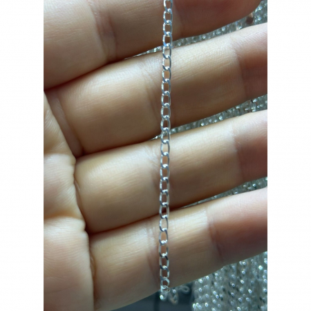 Bijuterii argint - Lantisor din Argint 925 cu Zale Ovale 55 cm Jolie Silver
