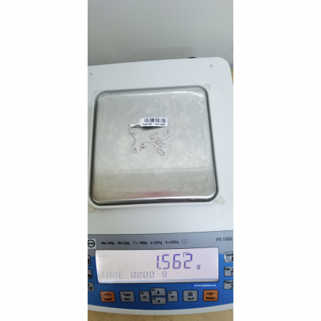 Lantisor din Argint 925, model la baza gatului, 38 cm [6]