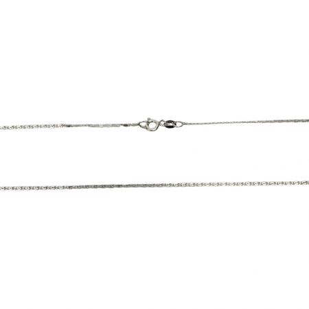 Lantisor din Argint 925, model plat rotund (ccc) 55 cm [2]