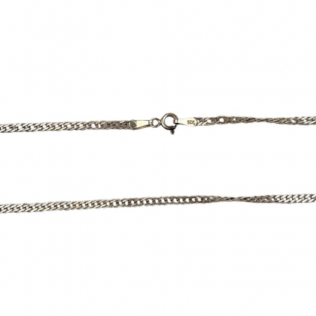 Lantisor din Argint 925, Zale Plate 55 Cm [3]