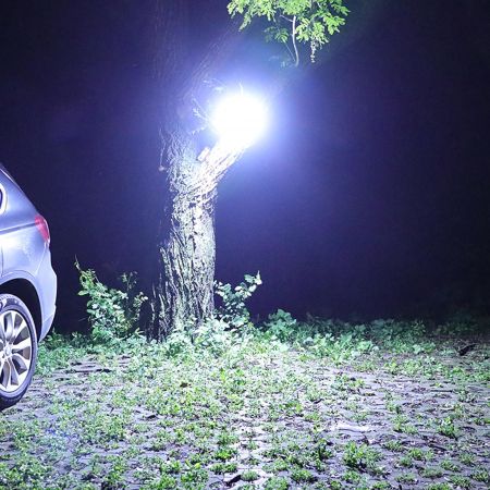 Lampa Portabila, Flippy, Incarcare Solara + USB, Afisaj Inteligent al Bateriei, Raza de Actiune 32 mp, 6x9x11 cm, 3 Moduri, Alb [4]