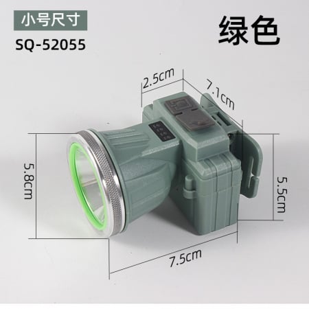 Iluminat & electrice - Lanterna LED de Montat pe Cap, Flippy, cu Raza Lunga de Zoom, Reincarcabila USB, Far Telescopic, Rezistent la Apa, Reglabil, pentru Pescuit in Aer Liber, Camping, Lumina Puternica, Lanterna, 7.5x5.8x5