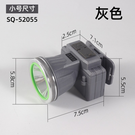 Lanterne - Lanterna LED de Montat pe Cap, Flippy, cu Raza Lunga de Zoom, Reincarcabila USB, Far Telescopic, Rezistent la Apa, Reglabil, pentru Pescuit in Aer Liber, Camping, Lumina Puternica, Lanterna, 7.5x5.8x5