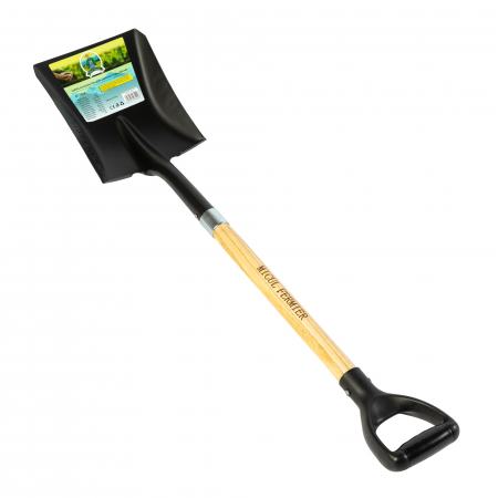 Lopata 282x238x1.5mm, cu coada lemn, 1050 mm [2]