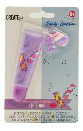 Jucarii, Copii & Bebe - Luciu de buze cu accesoriu, Create It! Candy Explosion, Mov