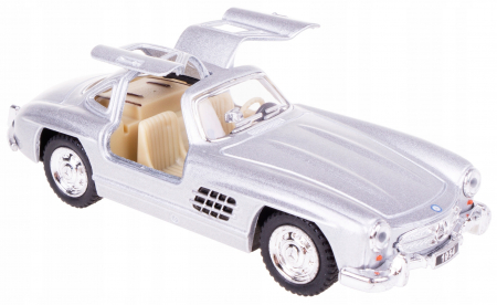 Macheta Metalica 1:34 Kinsmart Mercedes-Benz 300SL 1954, Gri, 12cm [1]