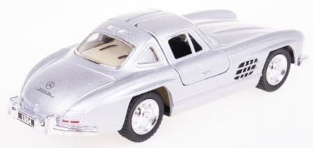 Macheta Metalica 1:34 Kinsmart Mercedes-Benz 300SL 1954, Gri, 12cm [3]