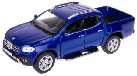 Jucarii, Copii & Bebe - Macheta metalica 1:34 Kinsmart Mercedes-Benz X-Class, Albastru, 12cm