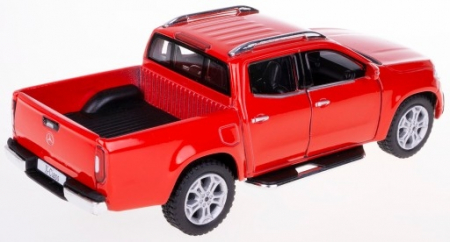 Macheta metalica 1:34 Kinsmart Mercedes-Benz X-Class, Rosu, 12cm [3]