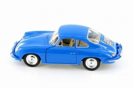 Macheta metalica 1:34 Kinsmart Porsche 356B Carrera, Albastru, 12cm [1]