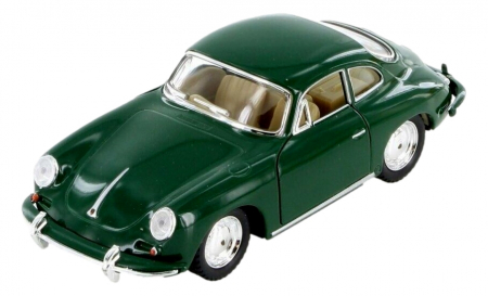 Jucarii, Copii & Bebe - Macheta metalica 1:34 Kinsmart Porsche 356B Carrera, Verde, 12cm