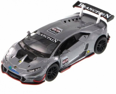 Jucarii, Copii & Bebe - Macheta metalica 1:34 Lamborghini Huracan, 12 cm, Gri