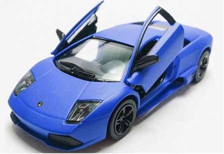 Macheta metalica 1:34 Lamborghini Murcielago, 12 cm, Albastru [1]