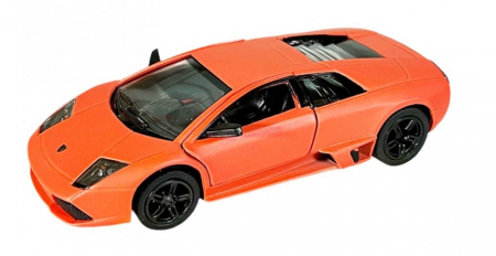 Jucarii, Copii & Bebe - Macheta metalica 1:34 Lamborghini Murcielago, 12 cm, Portocaliu