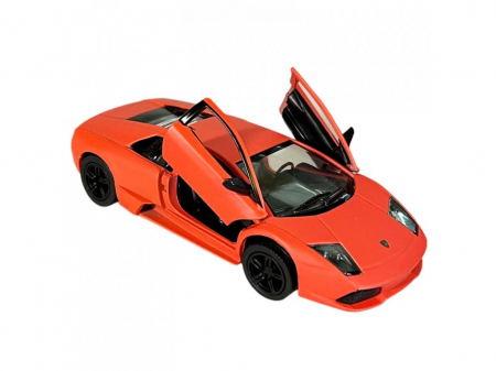 Macheta metalica 1:34 Lamborghini Murcielago, 12 cm, Portocaliu [3]