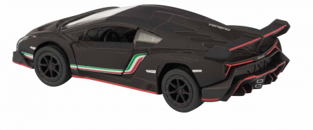 Macheta metalica 1:34 Lamborghini Veneno, 12 cm, Negru [1]