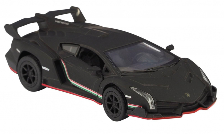Macheta metalica 1:34 Lamborghini Veneno, 12 cm, Negru [2]