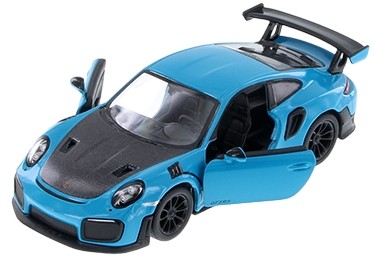 Jucarii, Copii & Bebe - Macheta metalica 1:34 Porsche 911 GT2 RS, 12 cm, Albastru