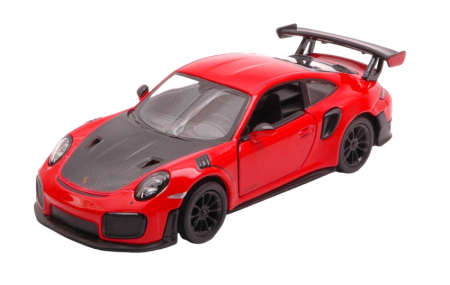 Jucarii, Copii & Bebe - Macheta metalica 1:34 Porsche 911 GT2 RS, 12 cm, Rosu