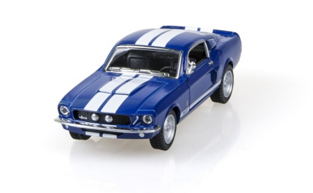 Jucarii, Copii & Bebe - Macheta metalica 1:34 Shelby GT-500, 12 cm, Albastru