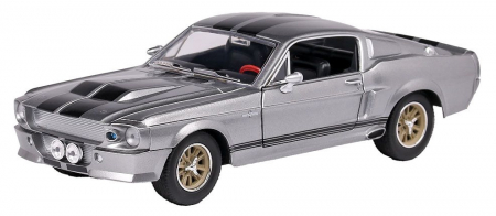 Jucarii, Copii & Bebe - Macheta metalica 1:34 Shelby GT-500, 12 cm, Gri