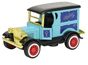 Macheta metalica 1920 Classic furgoneta Y Welcome, 12 cm, Albastru, Toi-Toys [1]