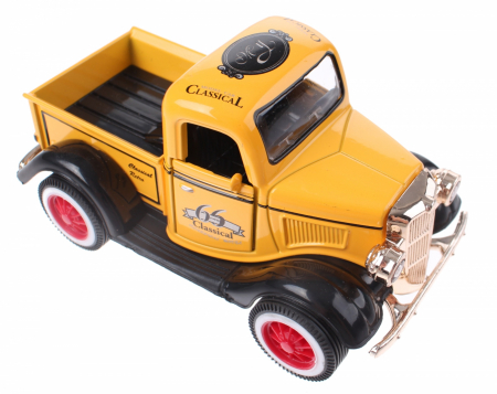 Jucarii, Copii & Bebe - Macheta metalica 1920 Retro, 65 Classical 12 cm, Galben, Toi-Toys