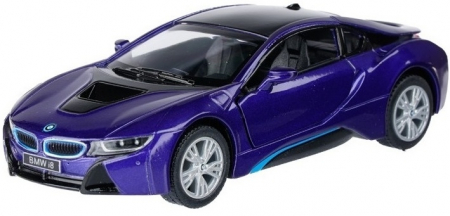 Jucarii, Copii & Bebe - Macheta metalica Bmw i8 Kinsmart, Scara 1:36, Mov