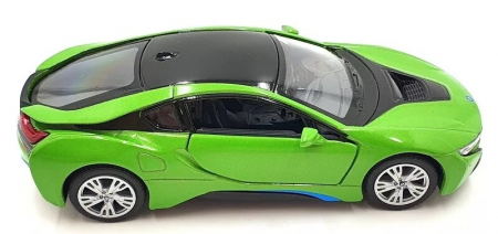 Macheta metalica Bmw i8, Kinsmart, Scara 1:36, Verde [4]