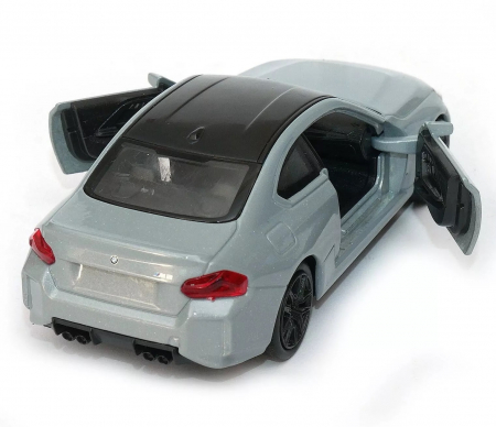 Macheta metalica Bmw M2 G87 Coupe 2023, Welly, Scara 1:34, Gri [2]